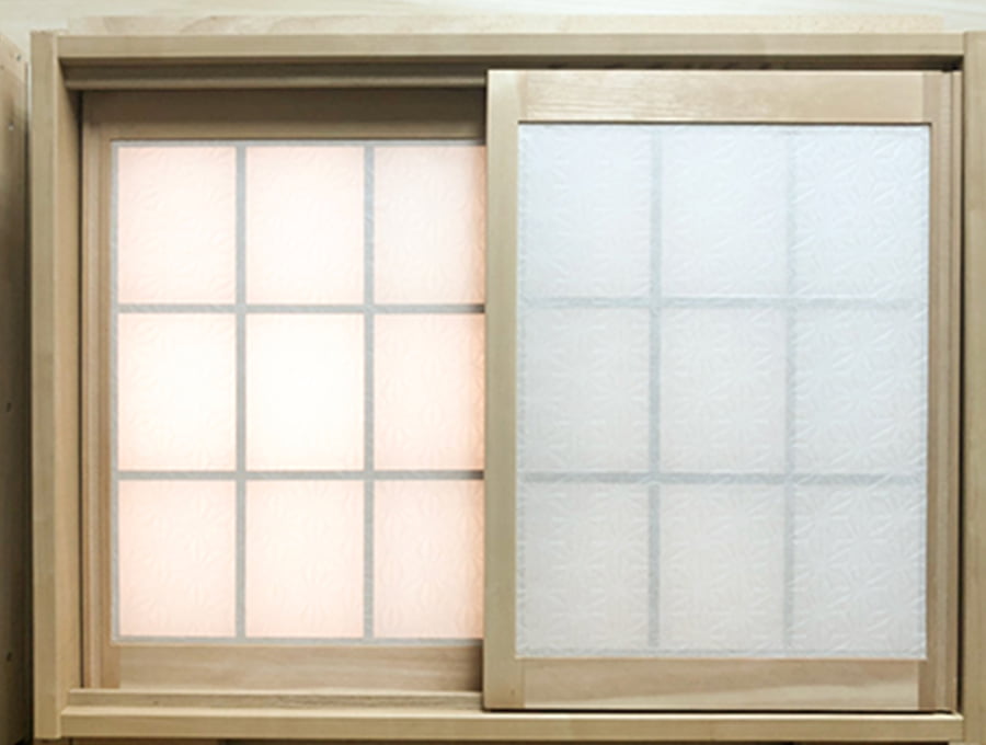 画像：指只オリジナル木製エコ内窓「モコ窓」